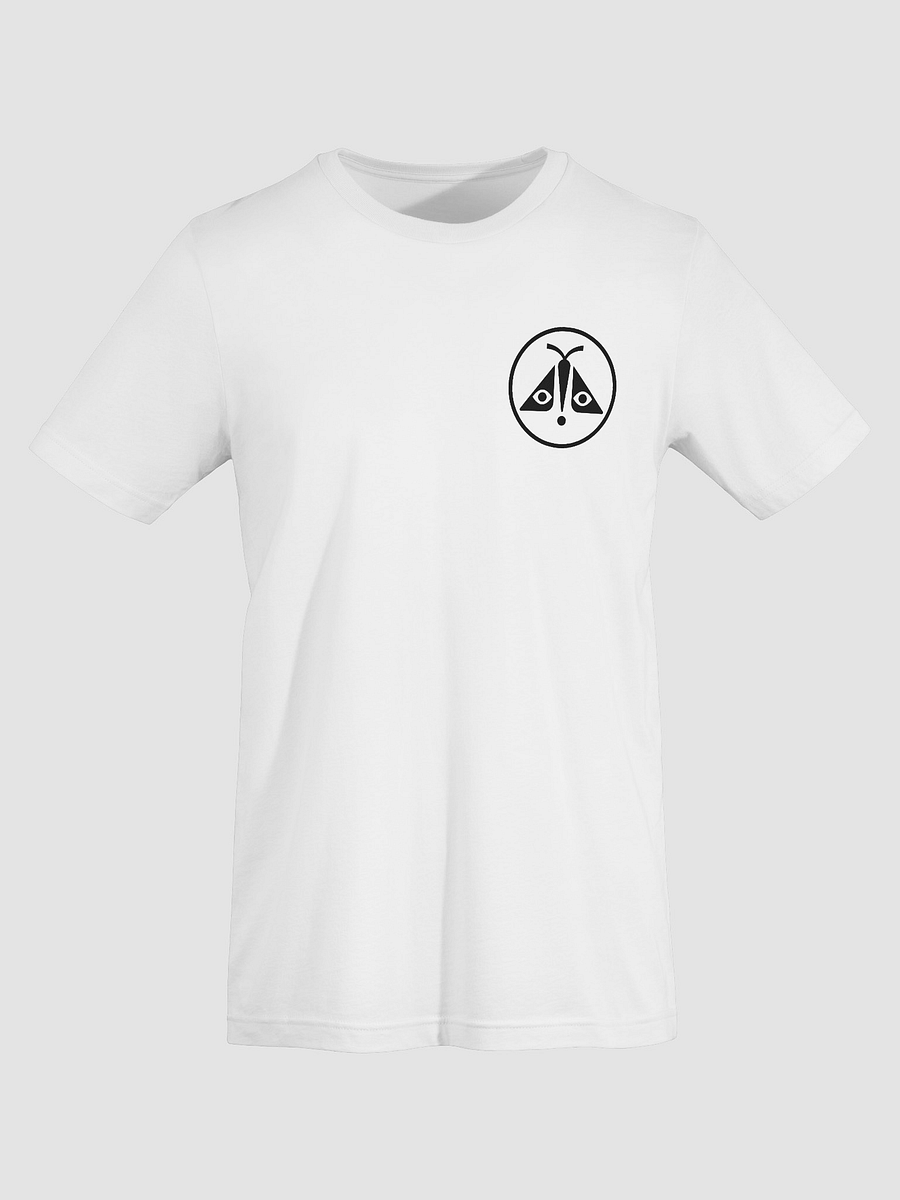 Concert Moth w/ Neckline Logo (Unisex, White) product image (7)