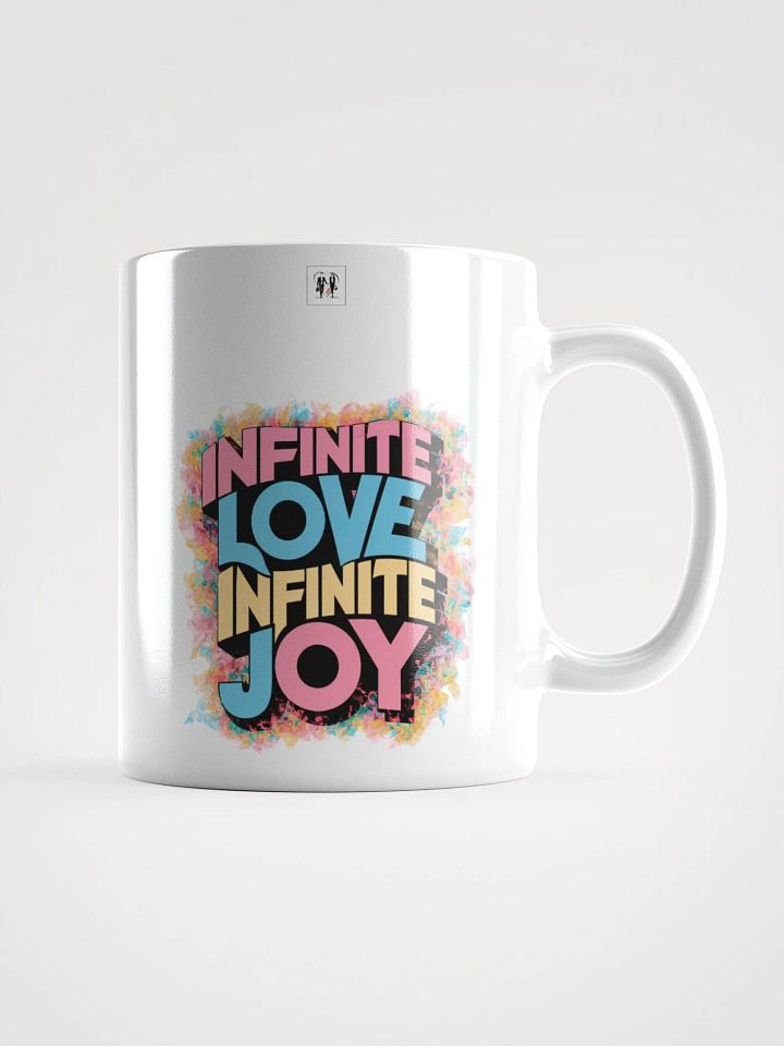Infinite Love Infinite Joy Burst Mug (White) product image (1)
