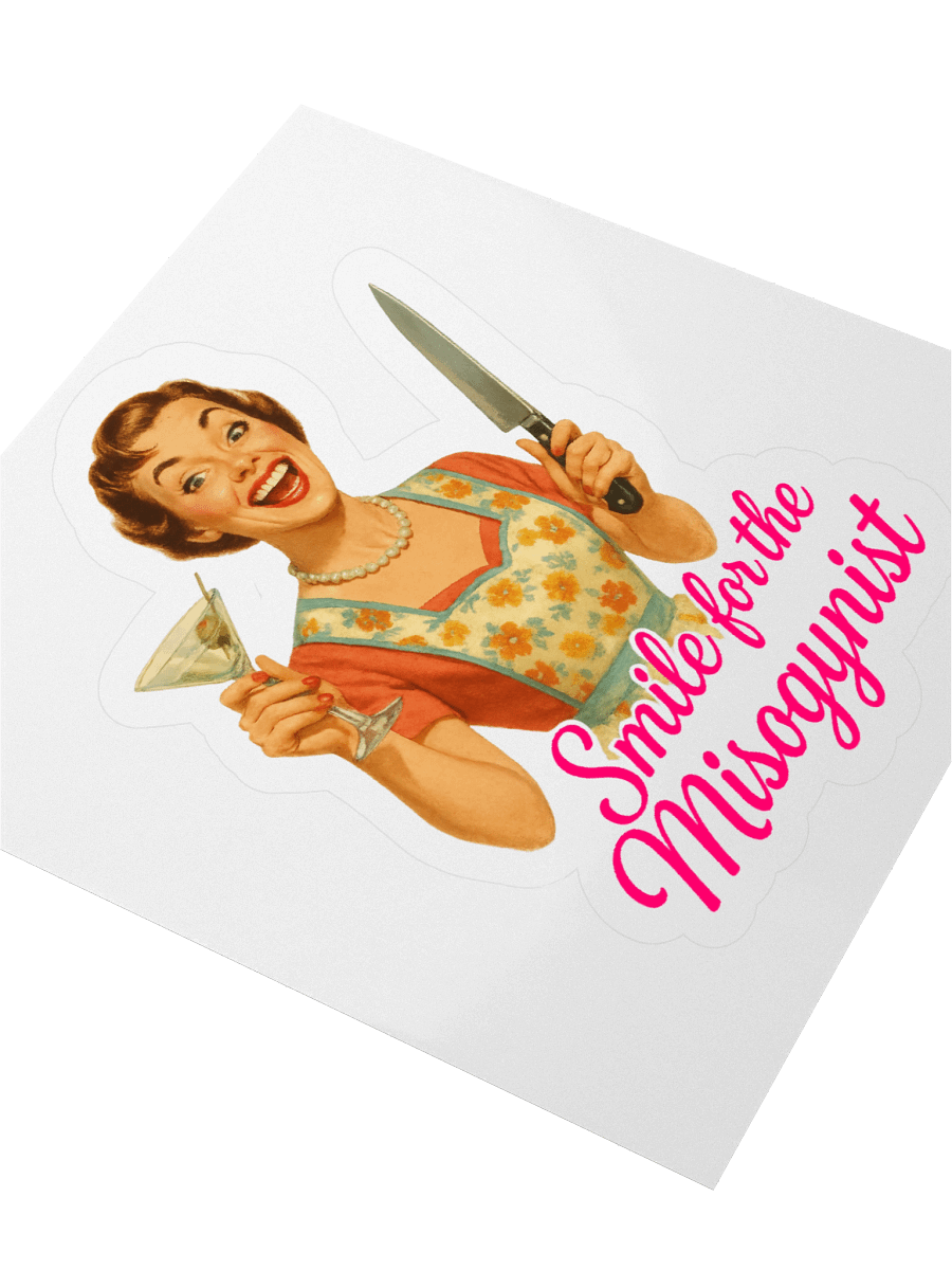 Smile For The Misogynist Sticker product image (7)