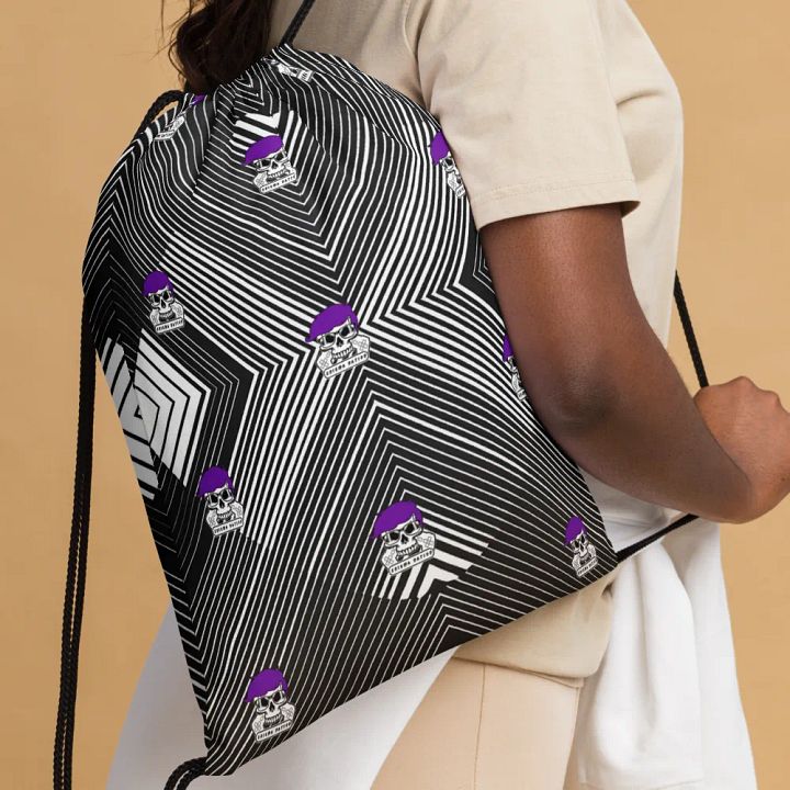 Enigma Nation All-Over Print Drawstring Bag product image (2)