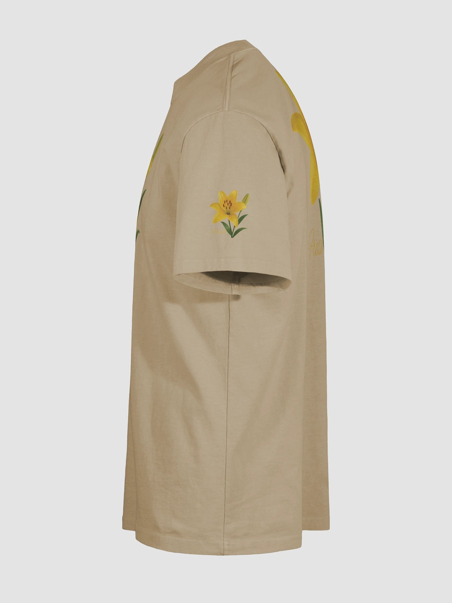 Fresh Yellow Lily Flower – Botanical Floral Graphic Tee product image (40)