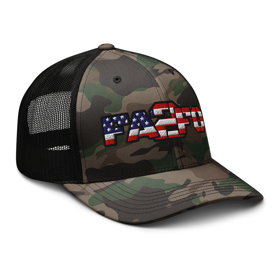 FA2FO Flag Camo Trucker Hat product image (6)