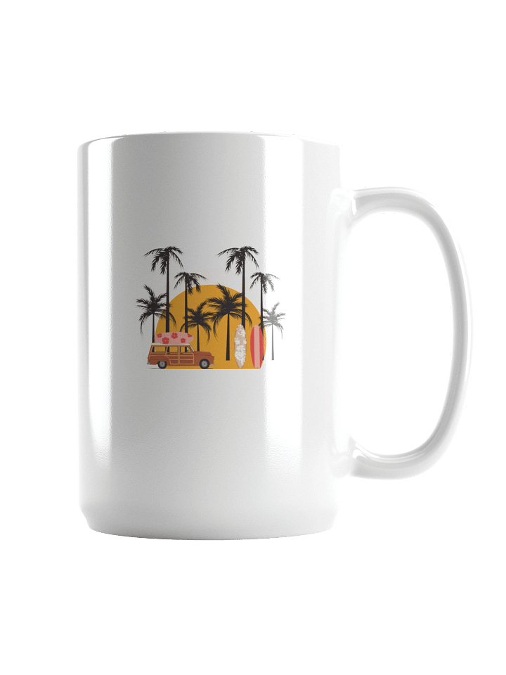 Retro Surf Wagon | Vintage Vibes & Coastal Dreams Mug product image (1)