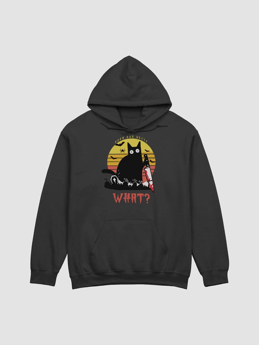 Midnight Mischief cat women's Hoodie product image (3)