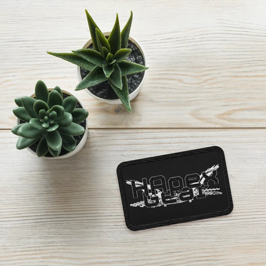 Black HApex Gear Black Logo - Embroidered Patches product image (4)