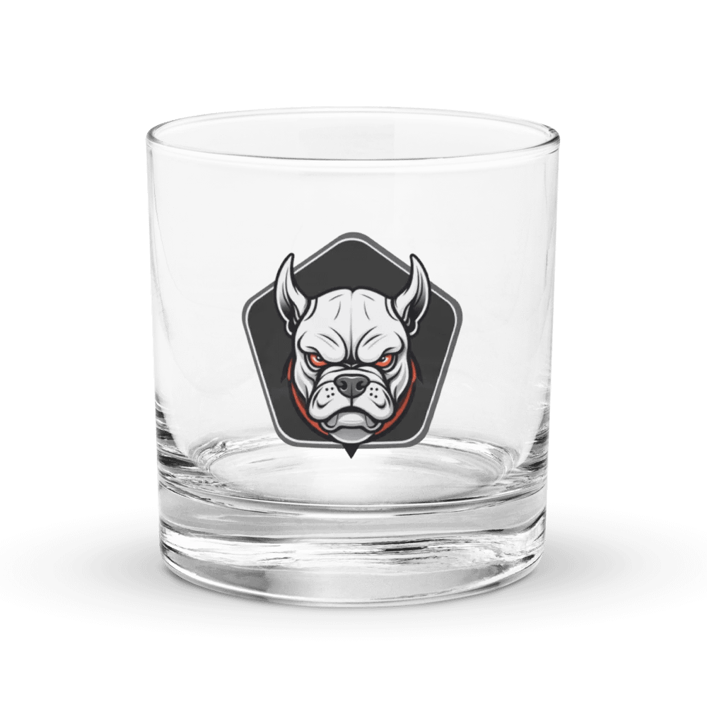 Devil Pup Rocks Glass product image (1)
