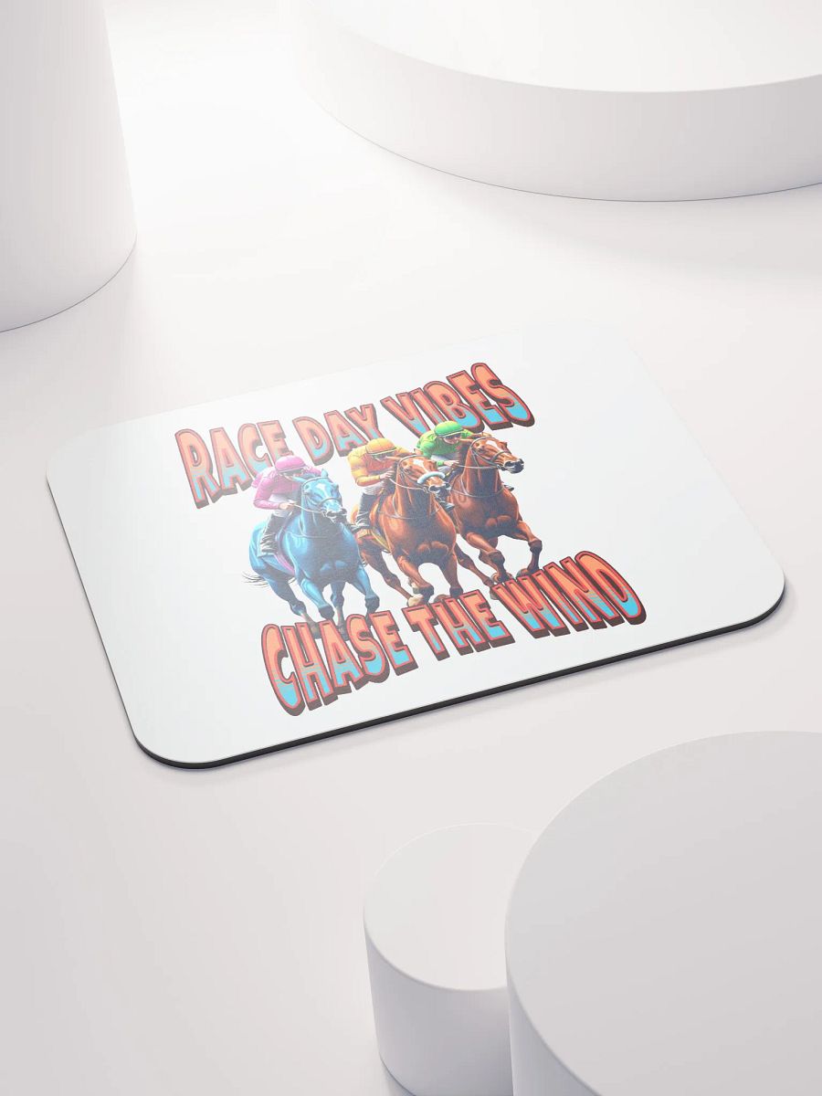 Race Day Vibes Chase The Wind Horse Racing Mouse Pad product image (4)