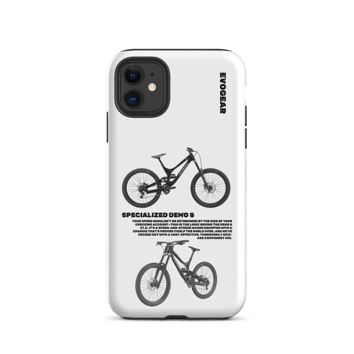 White Demo 8 iPhone Case product image (2)