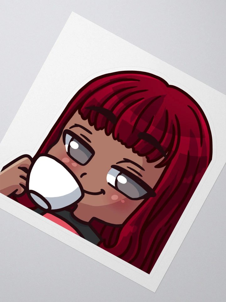 TweedleLiras Sip Kisscut Sticker product image (2)