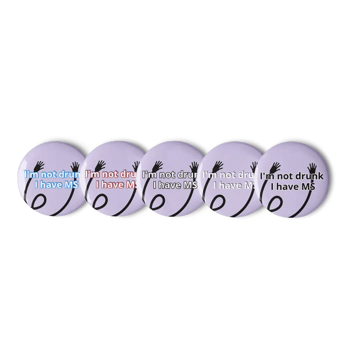 MS Multiple Sclerosis Awareness pin badges product image (1)