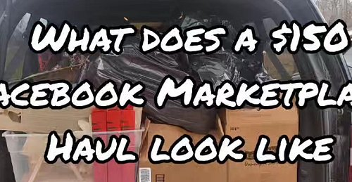 What does a $150 Facebook Marketplace Haul Look Like? We were lucky to snatch up the inventory from another artist who was ge...