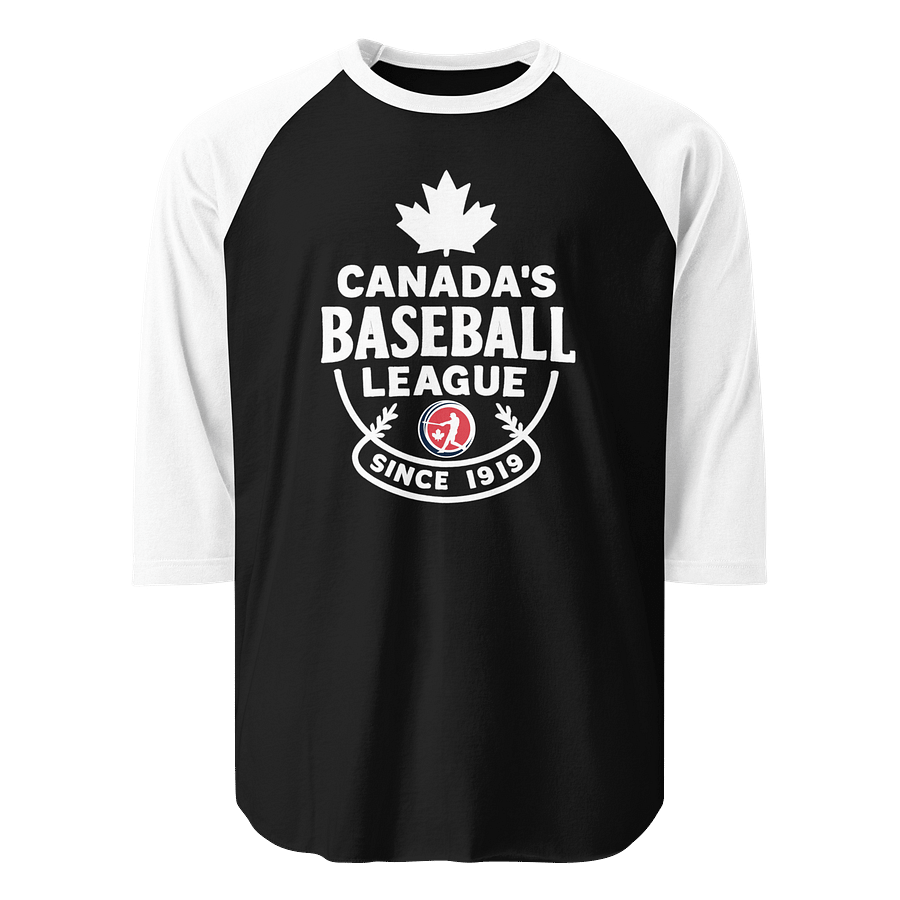 Canada's Baseball League 3/4 Tee - Circle Logo product image (1)