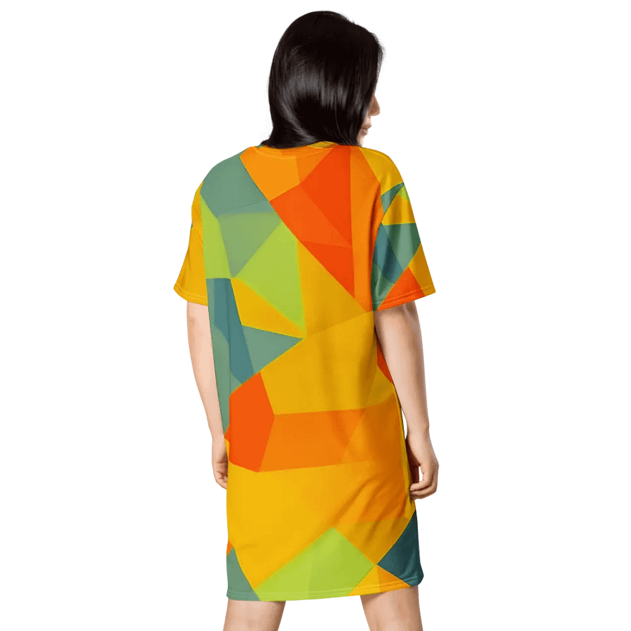 Polygon Paradise T Shirt Dress product image (4)