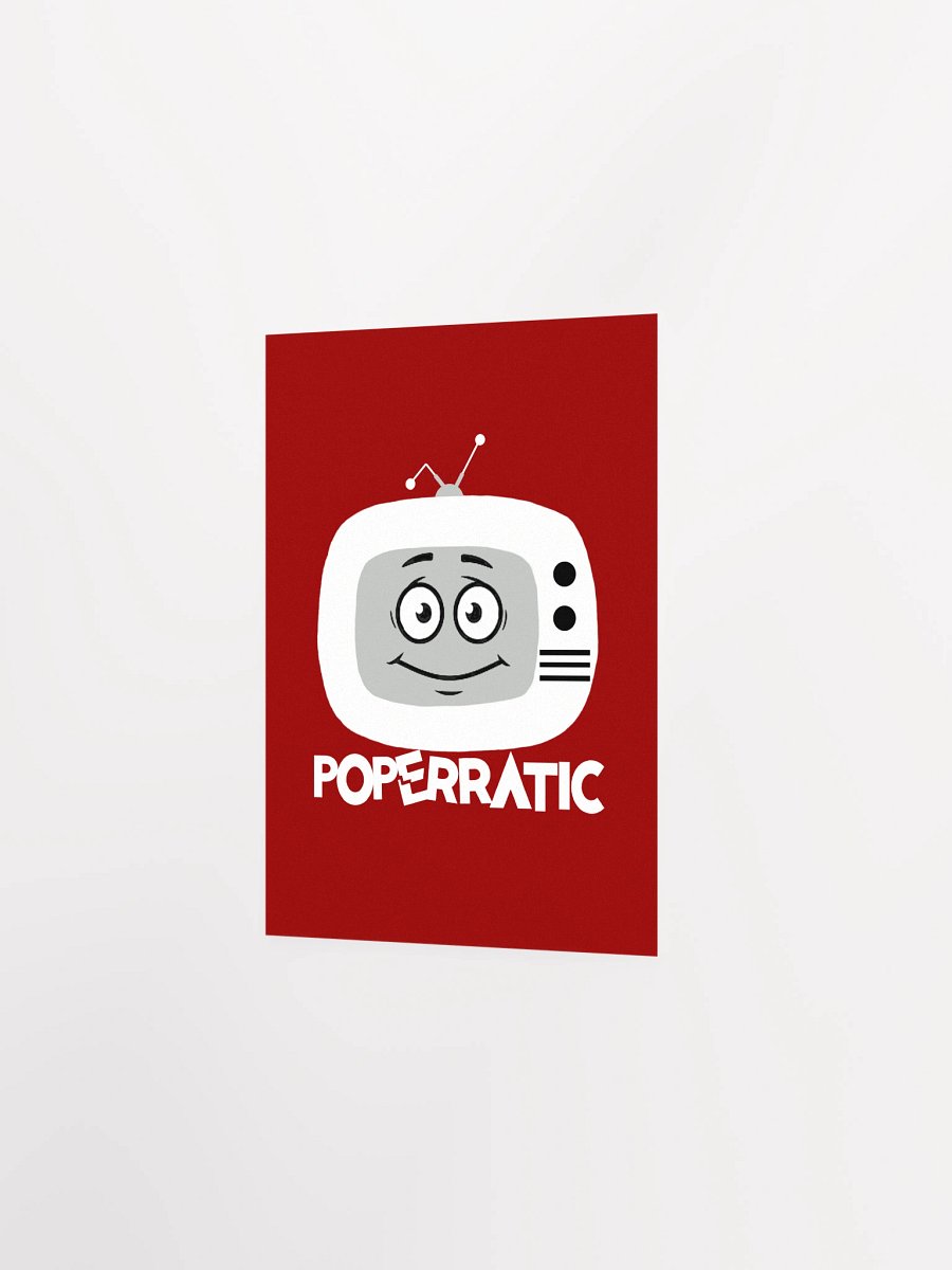 Poperratic Babysitter Logo - Red Poster product image (6)
