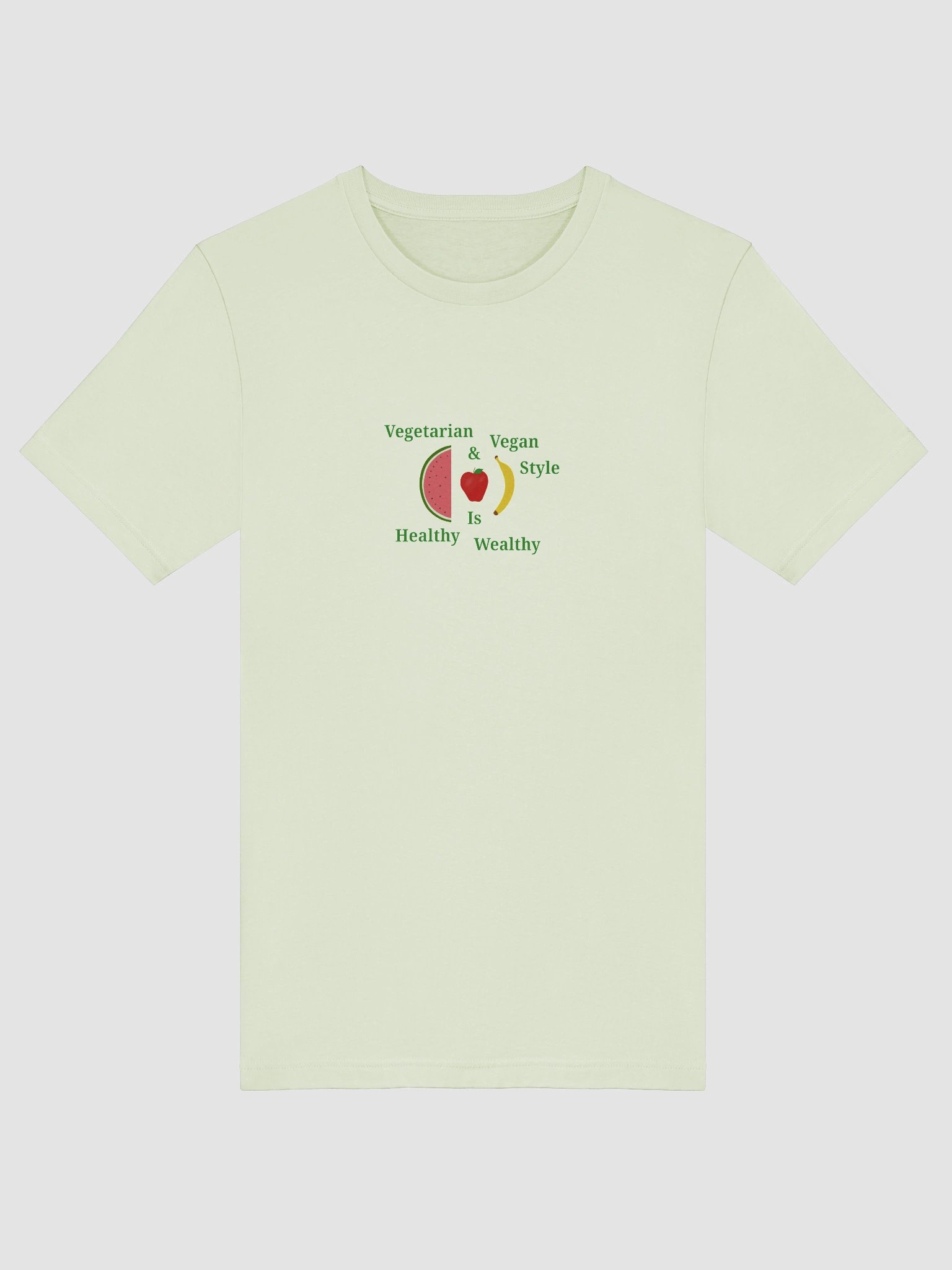 Fruity Vegetarian & Vegan Style T-Shirt product image (5)