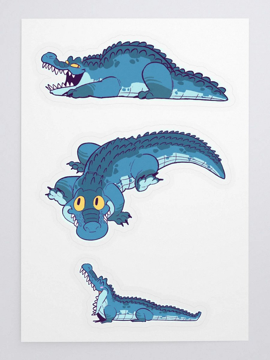 Half Croc Sticker Sheet 2 product image (3)