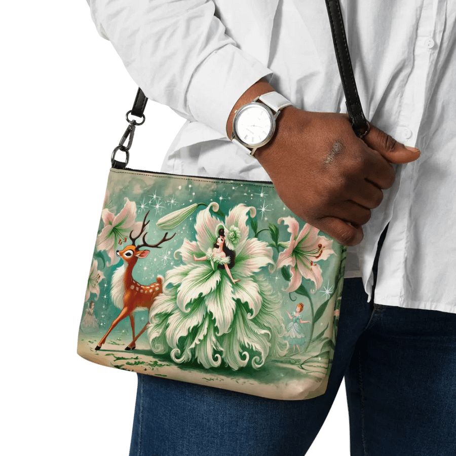 Forest Fairy with Reindeer Crossbody Bag - Fairytale Purse product image (11)