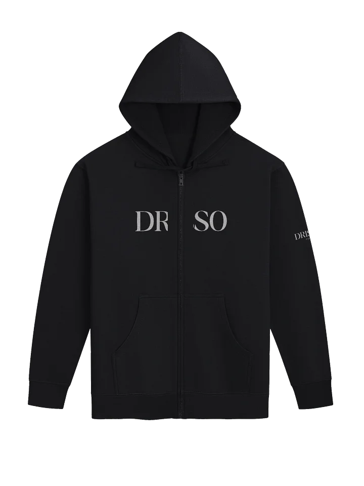 Drisso Paris™ Black Independent Trading Co. Fleece Zip-Up Hoodie product image (1)
