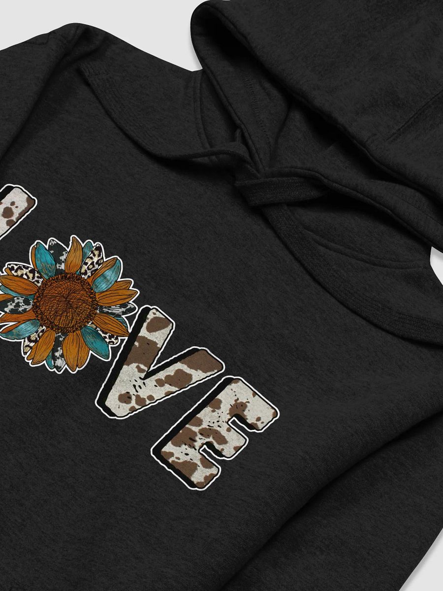 Love & Sunflowers Cow Print Hoodie product image (11)