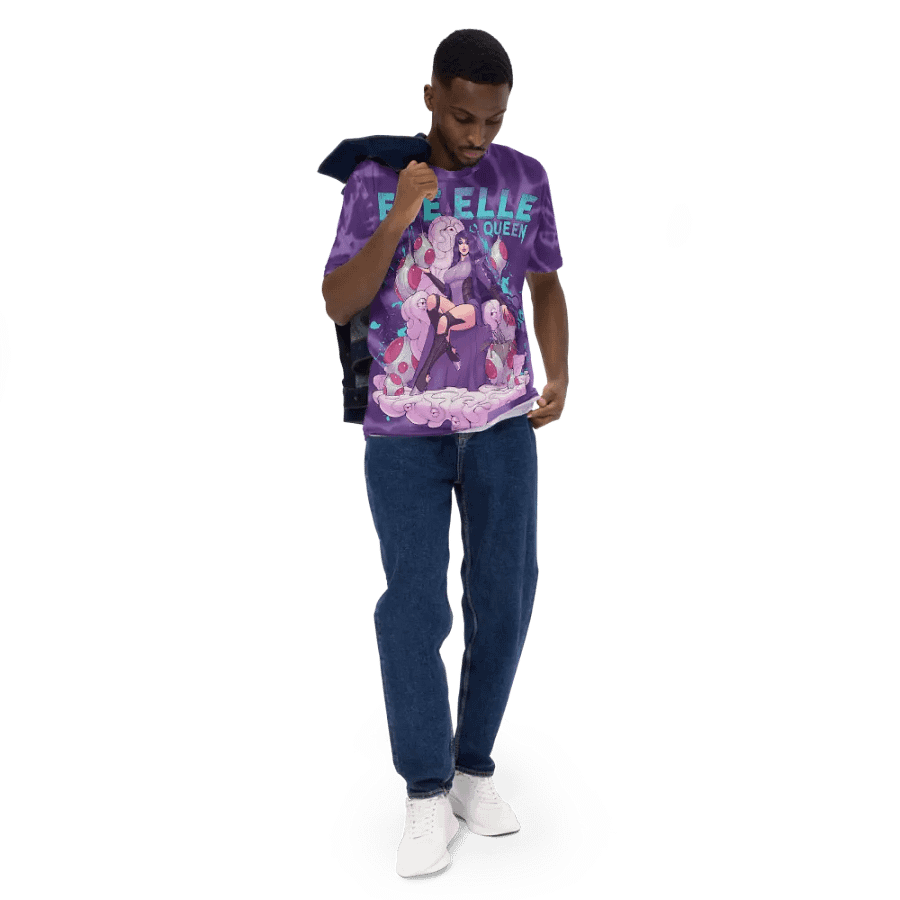 Eve Elle Alien Queen Tee - Purple Compound product image (5)