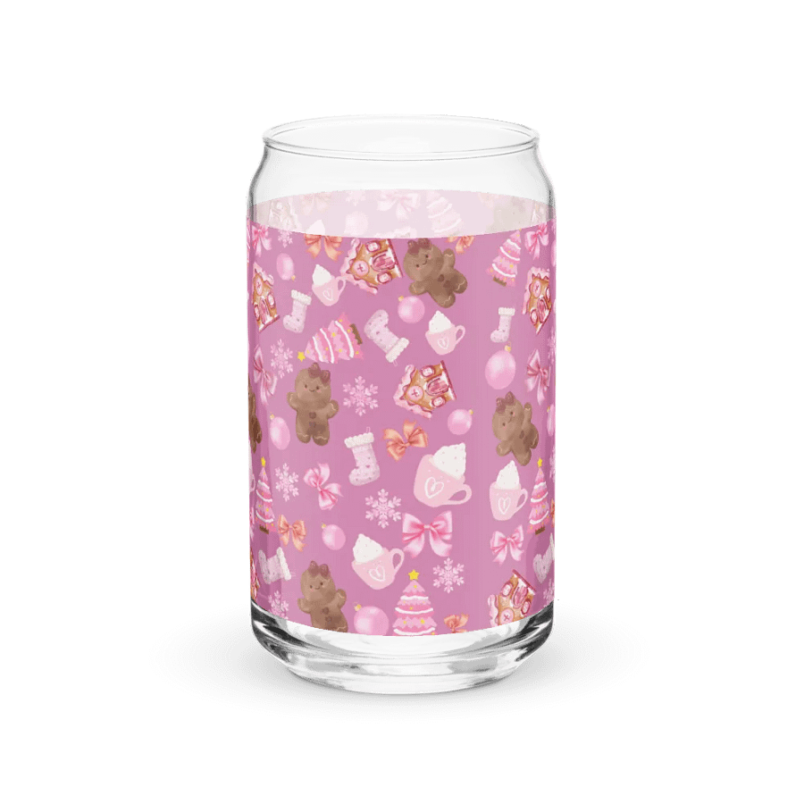 Pink Gingerbread Cookies Glass Set product image (5)