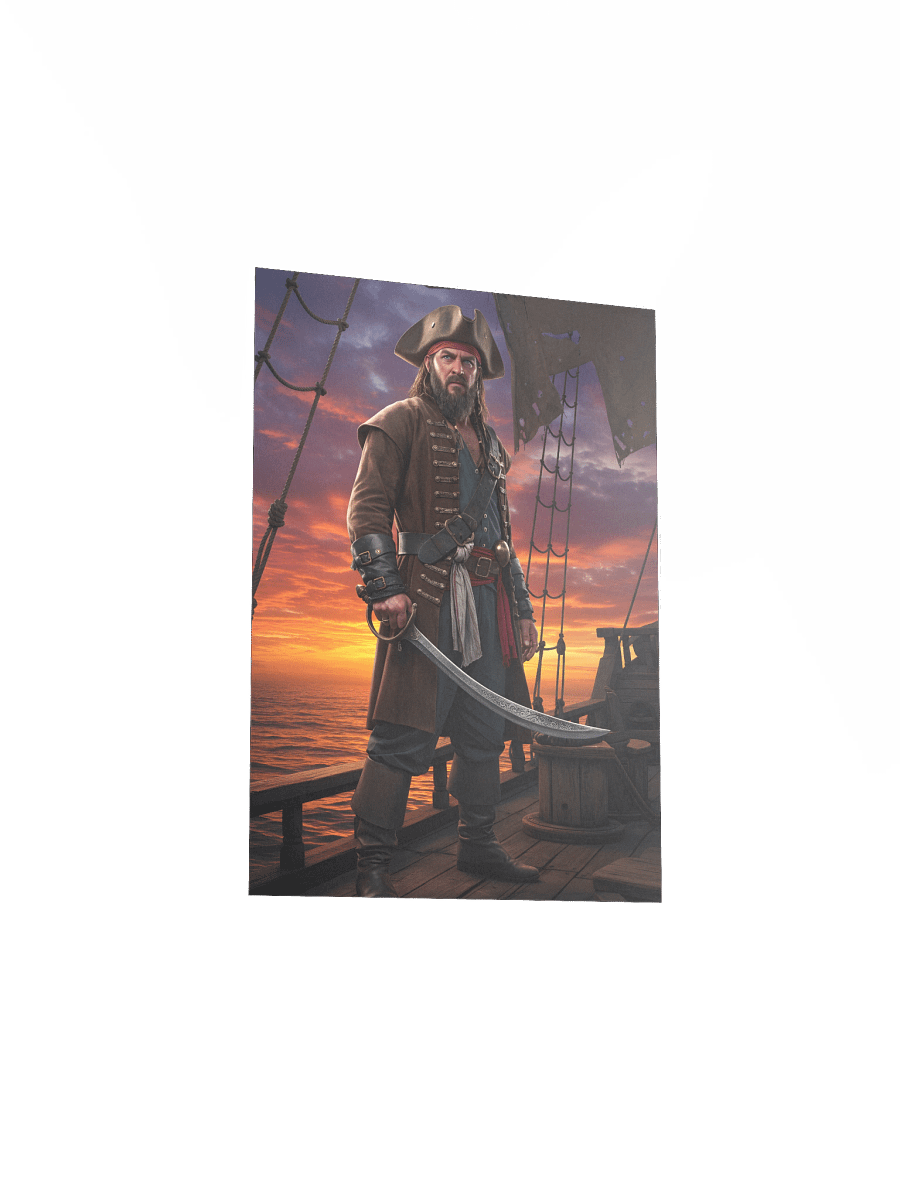 Captain of the Crimson Horizon Poster product image (20)