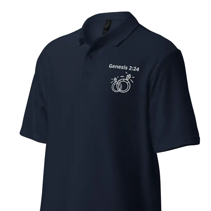 Genesis 2:24 Unisex Faith Polo Shirt product image (2)