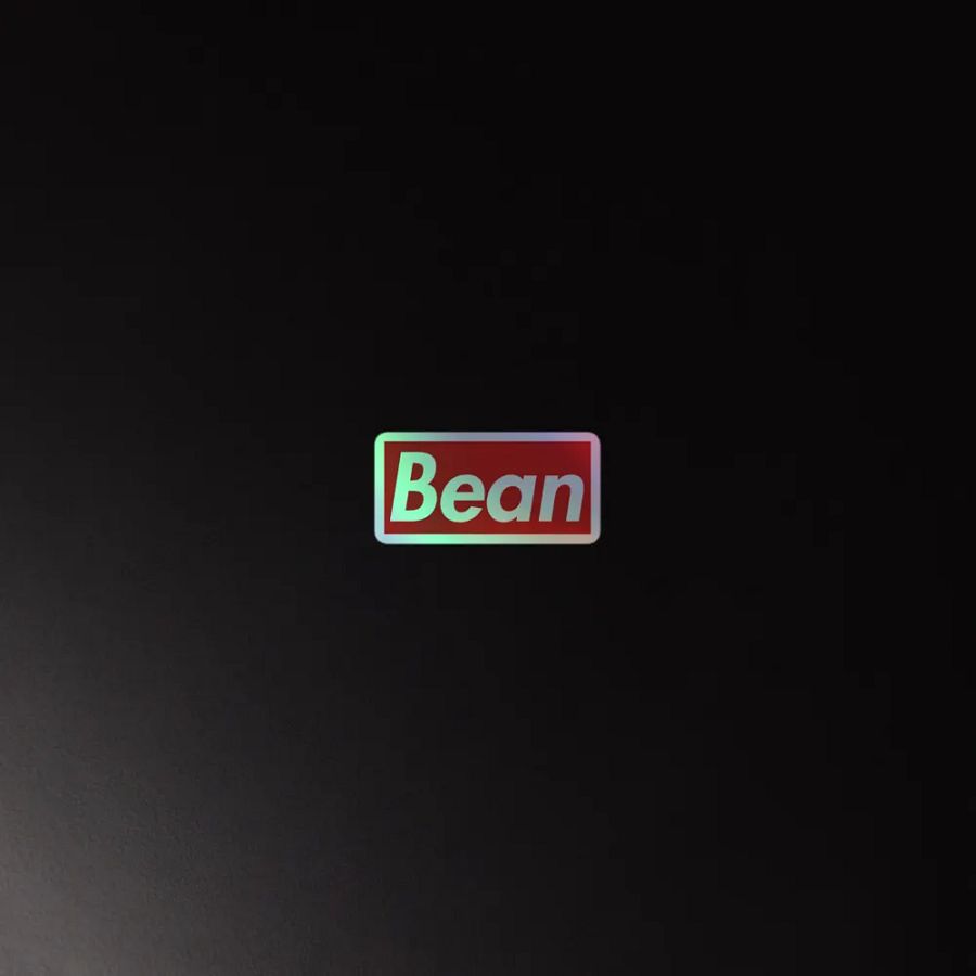 Bean Holographic Sticker product image (2)