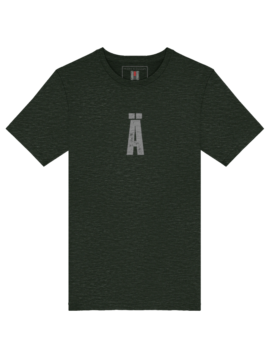 Ä-ttitude Tee – Typography Art Print - M-Art and Design T-Shirt product image (47)