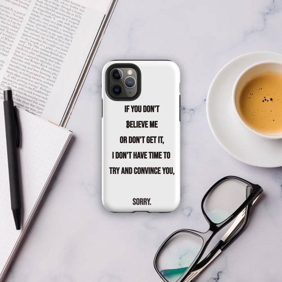 SATOSHI Quote - iPhone Tough Case product image (6)