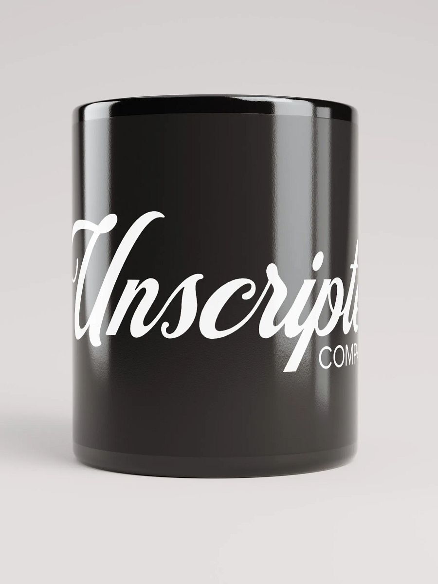 Unscripted Company Black Mug (Clean) product image (9)