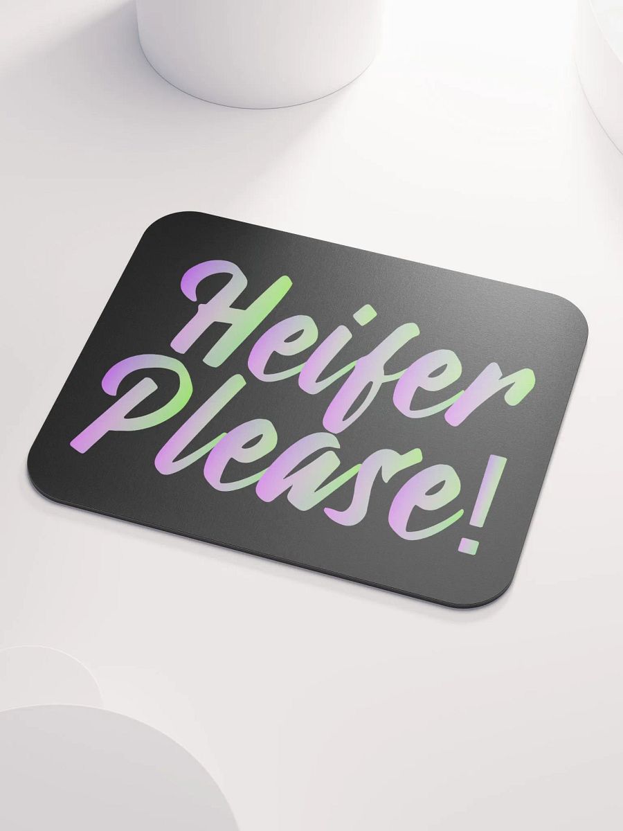 Colorful 'Heifer Please!' Mouse Pad product image (3)