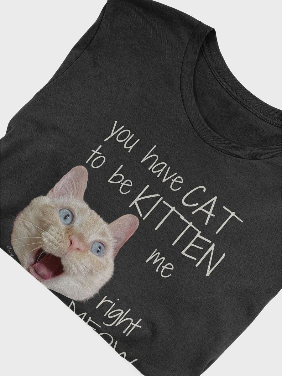 You have CAT to be KITTEN me right MEOW Shirt (BC) product image (4)