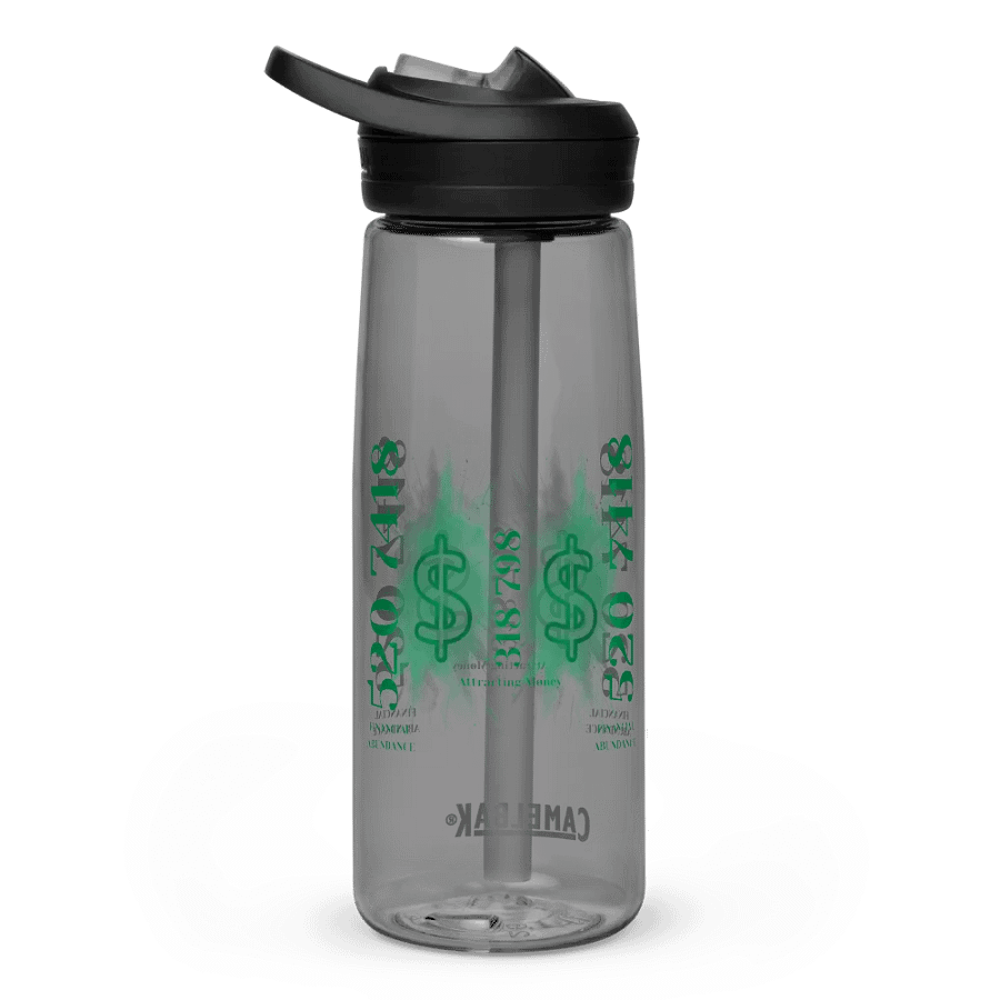 Bio-Energy Wealth & Abundance Affirmation Water Bottle product image (5)