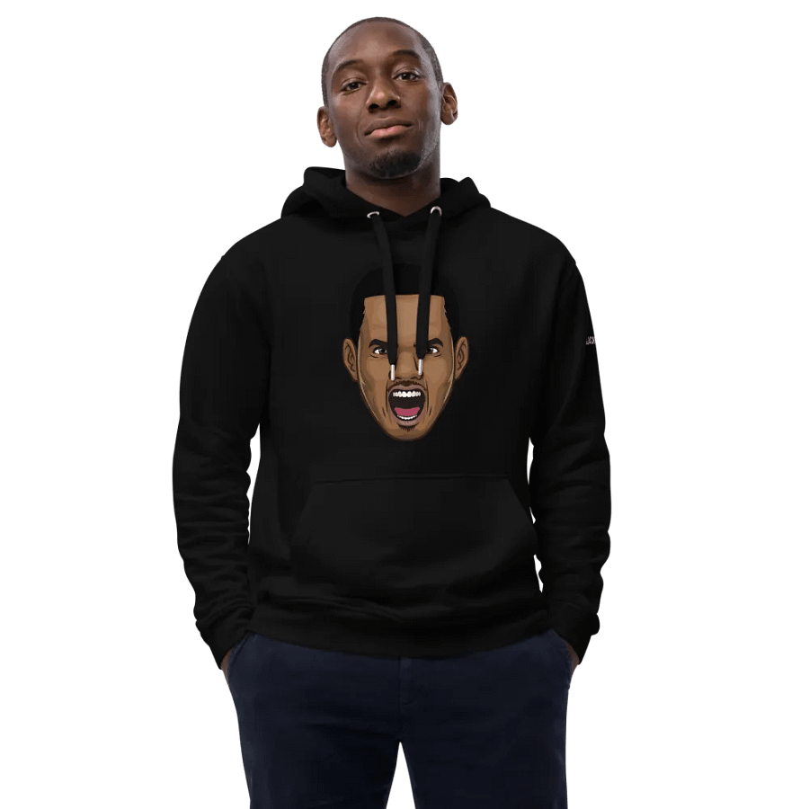 Black Macho YouTube Hoodie product image (6)