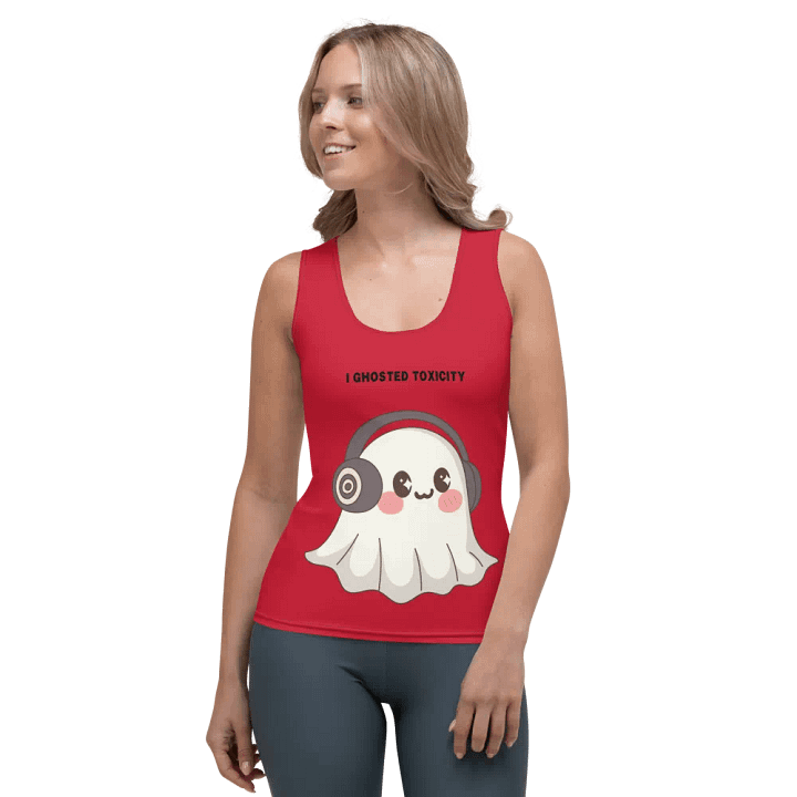 I Ghosted Toxicity Red Tank product image (1)