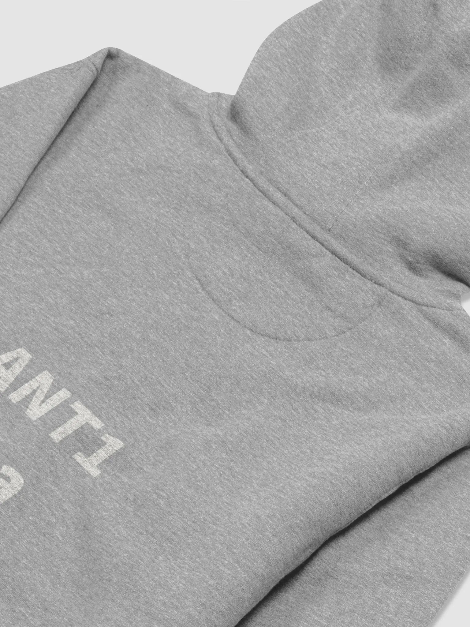 grey ANT1 hoodie product image (4)