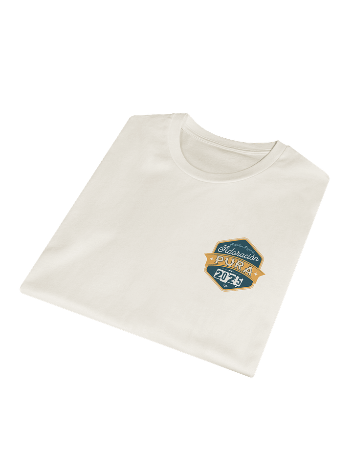 2025 "Adoración Pura" Asamblea Regional Retro Badge T-Shirt product image (2)