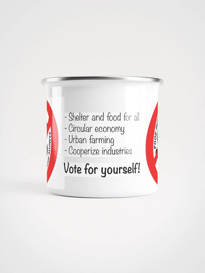 Poor Party Enamel Mug product image (2)
