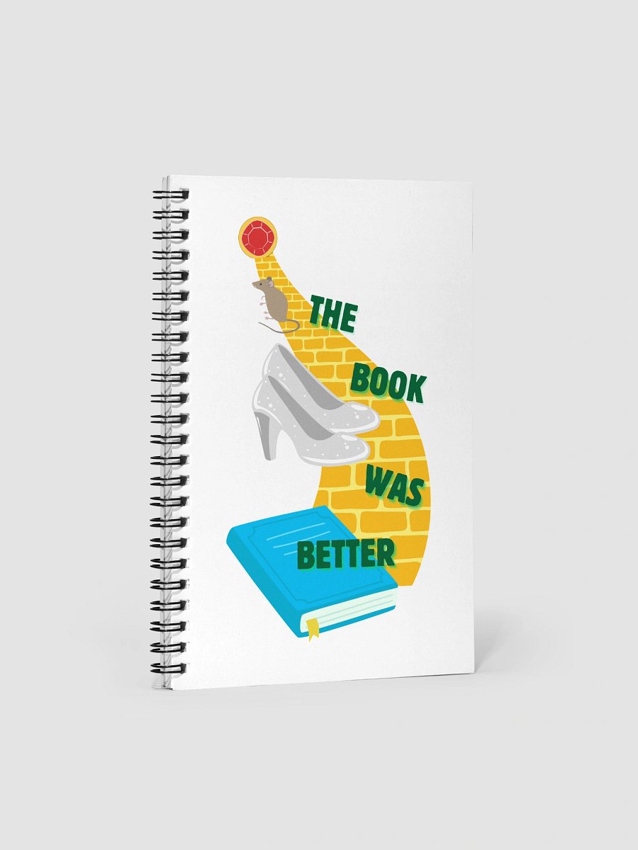 The Book Was Better Spiral Notebook product image (1)