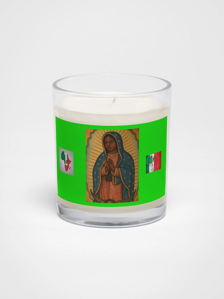 Vela de Protección y Orgullo – Afro-Mexicana Virgen de Guadalupe (Candle of Protection and Pride – Afro-Mexican Our Lady of Guadalupe) product image (1)