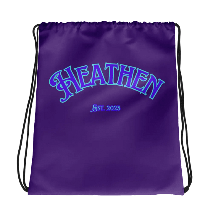 Heathen Est 2023 Drawstring bag product image (1)