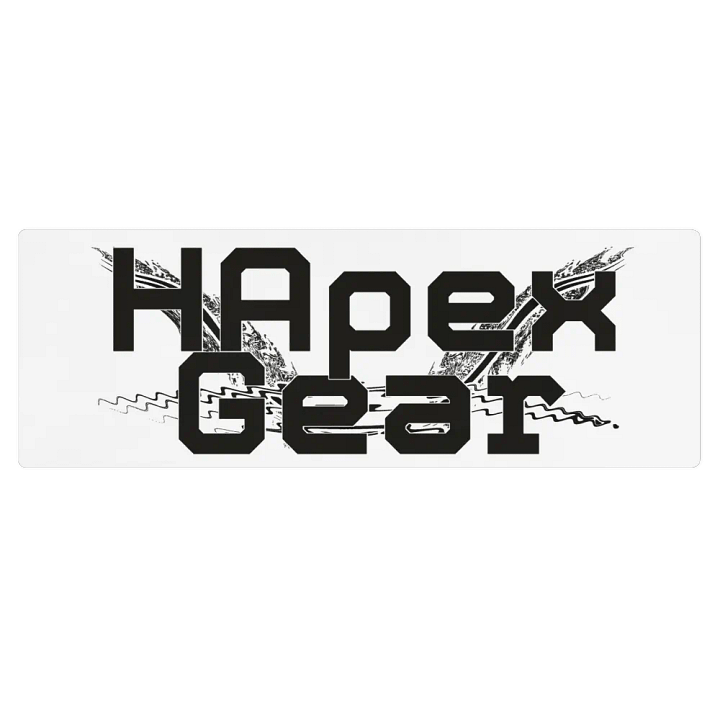 Black HApex Gear Black Logo Yoga Mat by Allcolor product image (1)