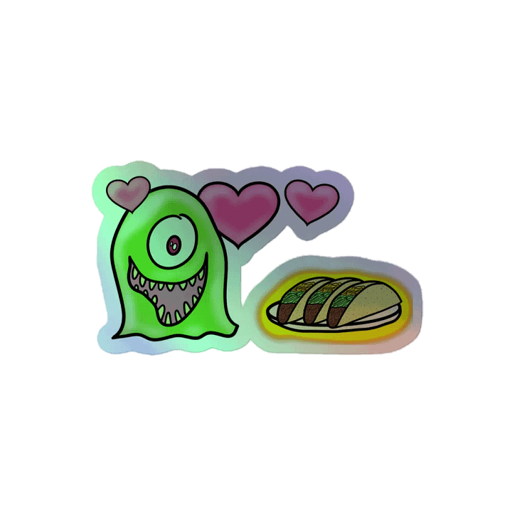 Love Means Tacos Sticker product image (2)
