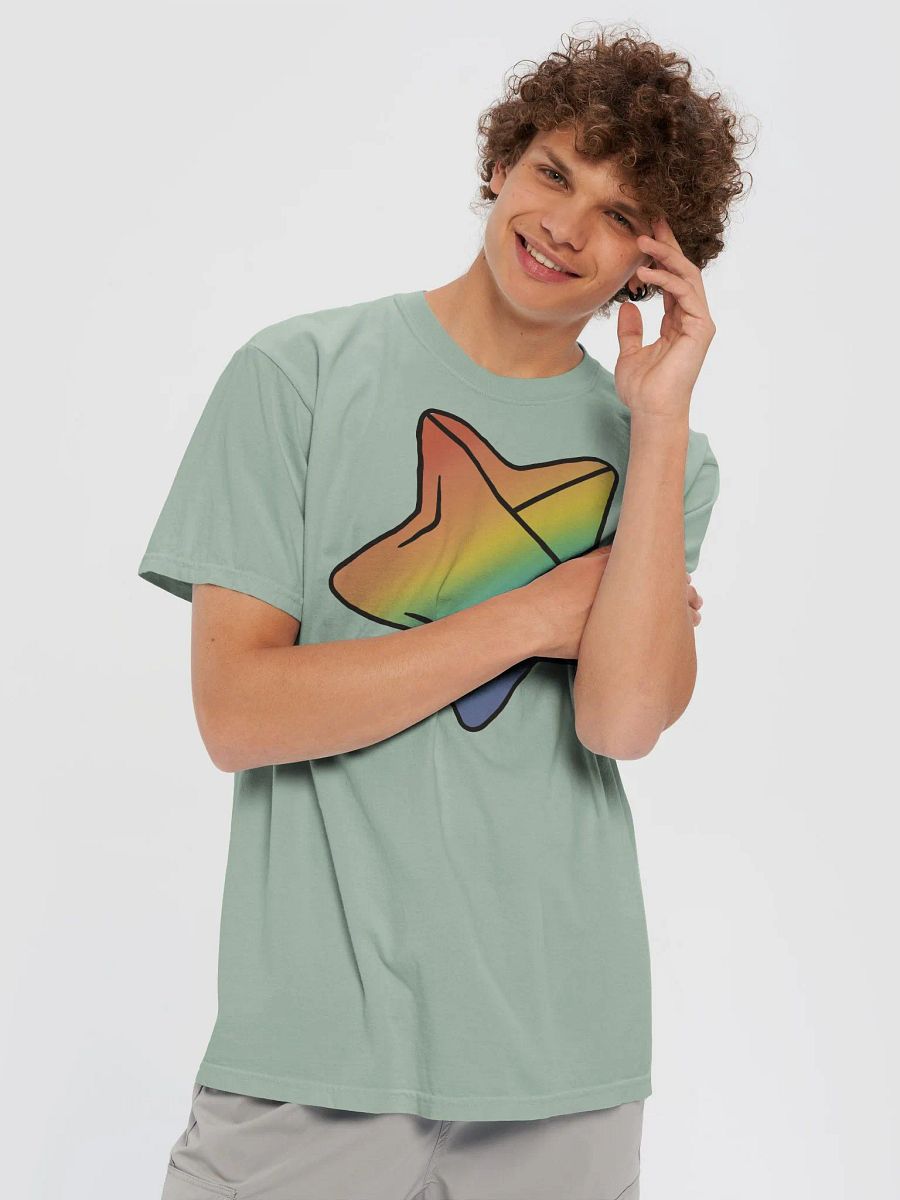 Rainbow Pride Folding Star T Shirt product image (45)