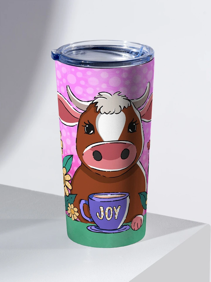 Cow Coffee Break Stainless Steal Tumbler product image (2)