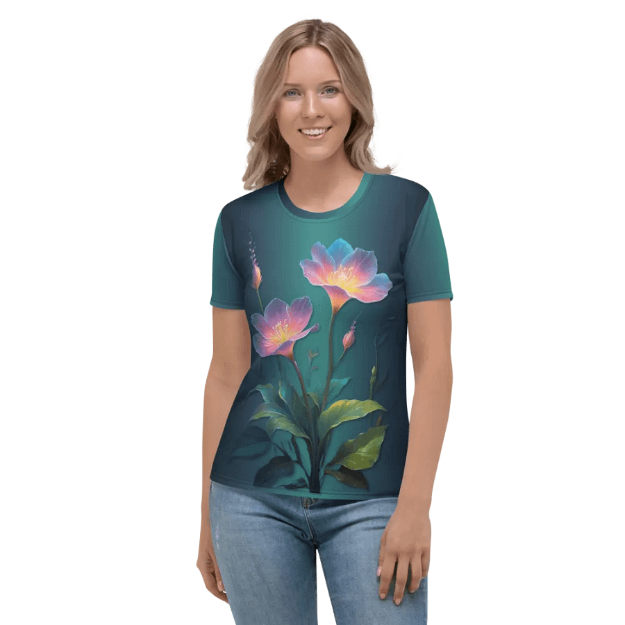 Floral Themed All Over Print T-shirt product image (2)