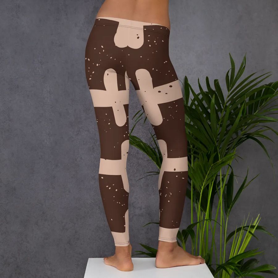 Customizable Textured Tan Lines Leggings product image (6)