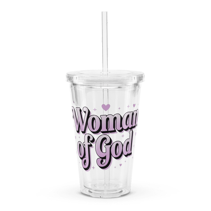Woman of God Clear Tumbler product image (1)