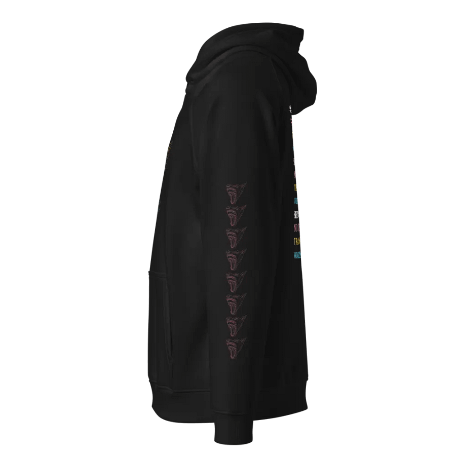 Sharp Teeth, Sharp Words hoodie product image (3)